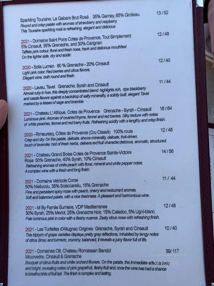 Oriel Chinatown - Los Angeles, CA menu_pic
