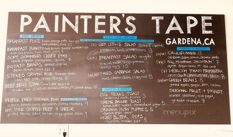 Painter's Tape - Gardena, CA menu_pic