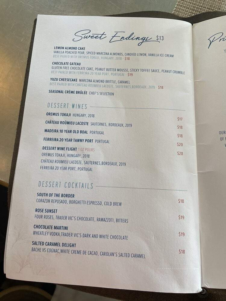 Pescado - Rosemary Beach, FL menu_pic