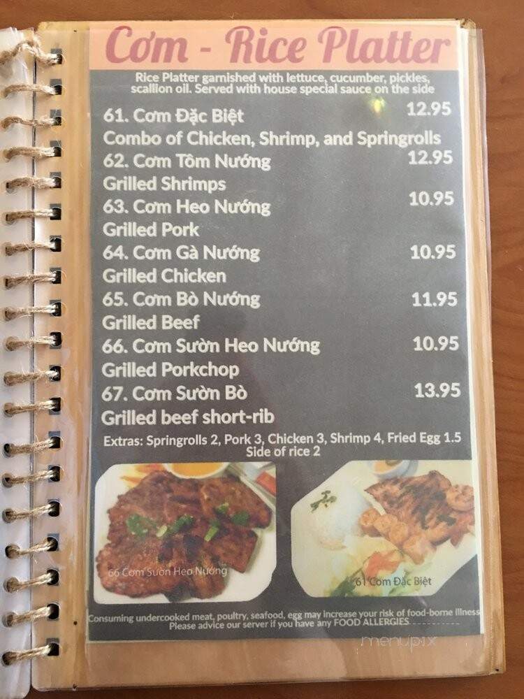 Pho-ever Yours - Narberth, PA menu_pic