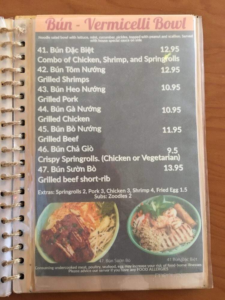 Pho-ever Yours - Narberth, PA menu_pic