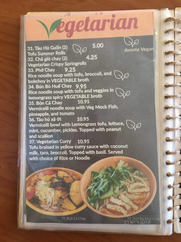 Pho-ever Yours - Narberth, PA menu_pic