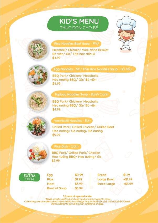 Pho Fusion & Grill - Federal Way, WA menu_pic