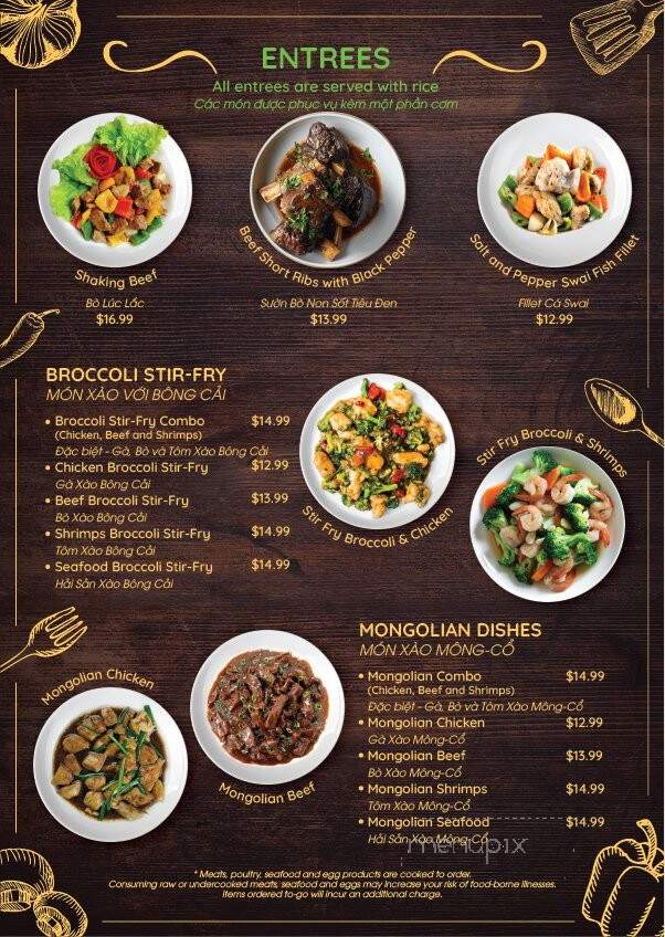 Pho Fusion & Grill - Federal Way, WA menu_pic