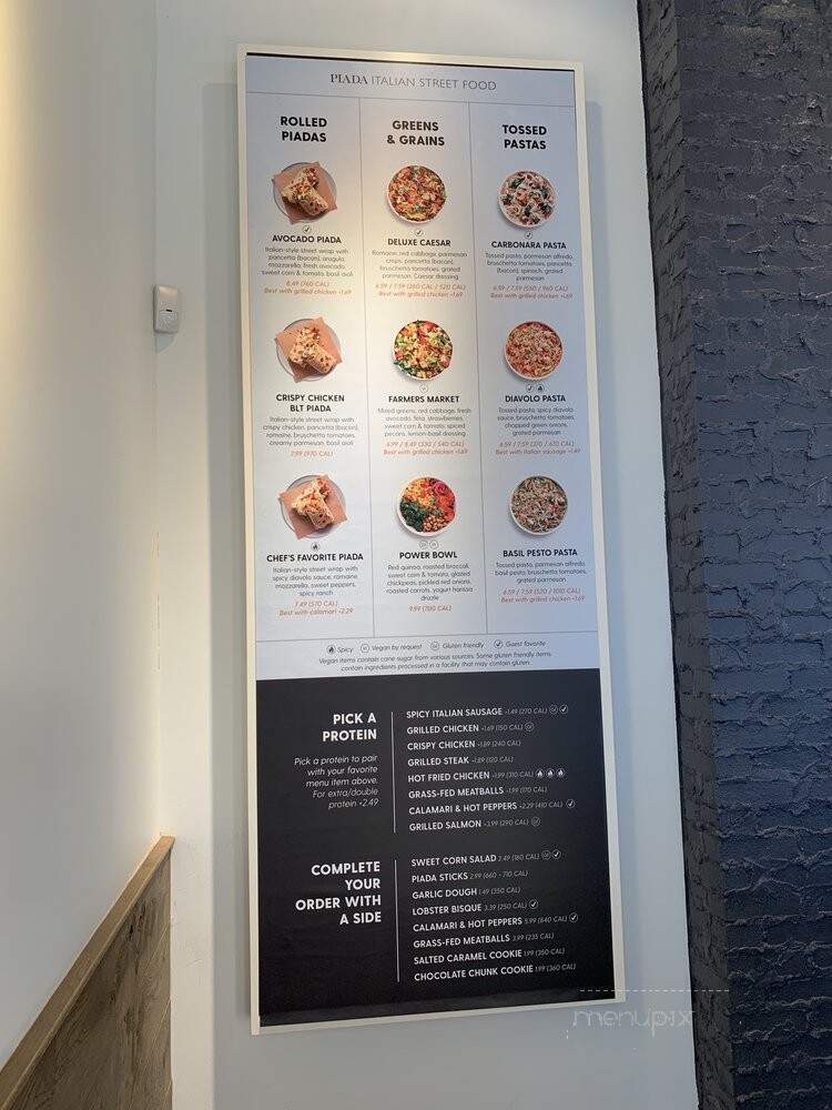Piada Italian Street Food - Akron, OH menu_pic