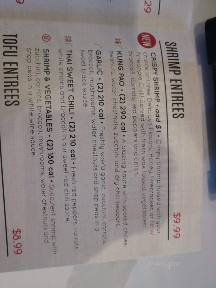 Pick Up Stix Fresh Asian Flavors - Glendora, CA menu_pic