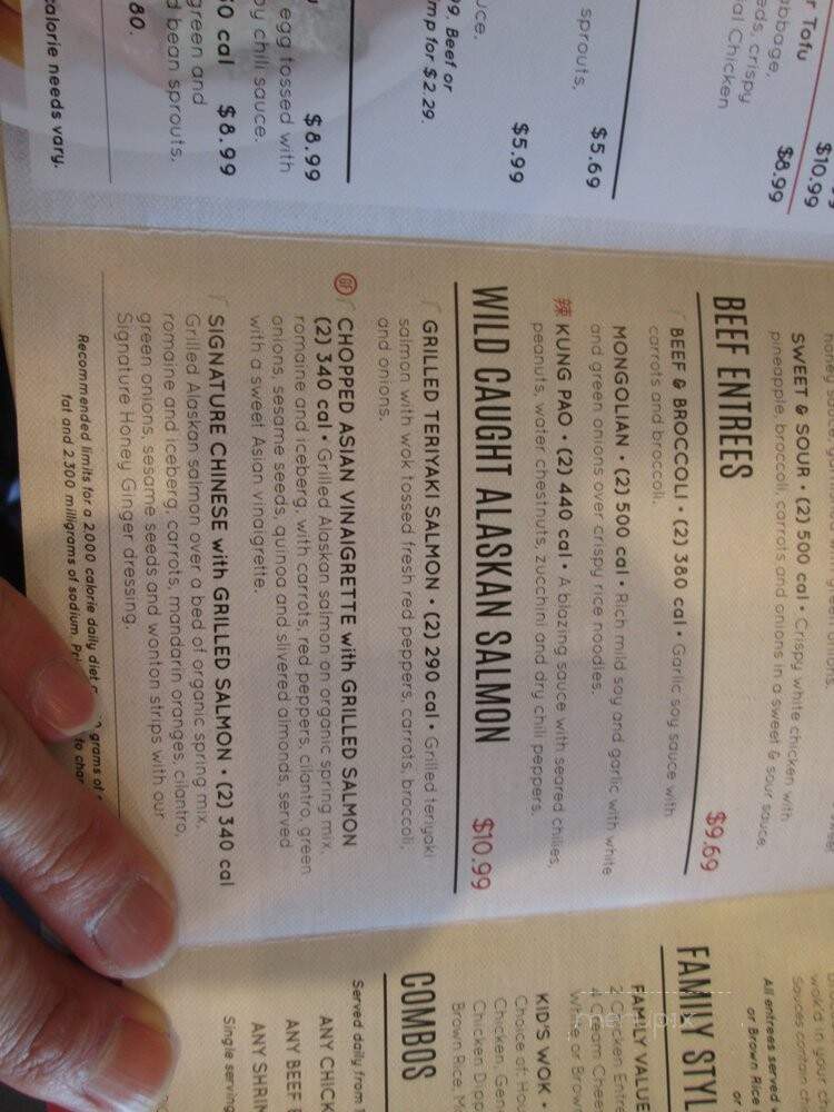 Pick Up Stix Fresh Asian Flavors - Glendora, CA menu_pic