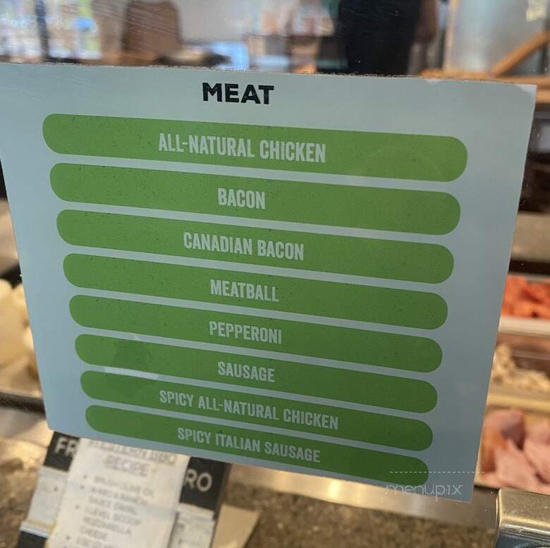 Pieology Pizzeria - Kailua, HI menu_pic
