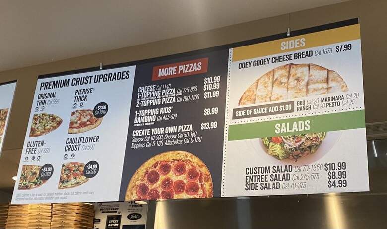 Pieology Pizzeria - Kailua, HI menu_pic