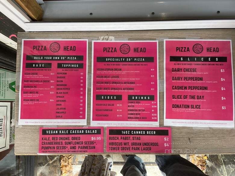 Pizza Head - Saint Louis, MO menu_pic