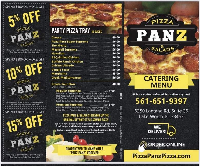 Pizza Panz Pizza - Lake Worth, FL