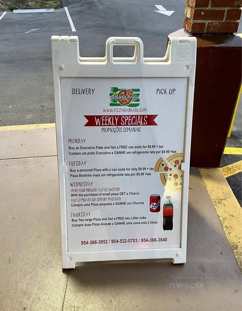 Pizzaria Brasil - Pompano Beach, FL menu_pic