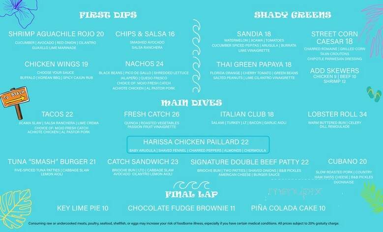 Playa - Hollywood, FL menu_pic