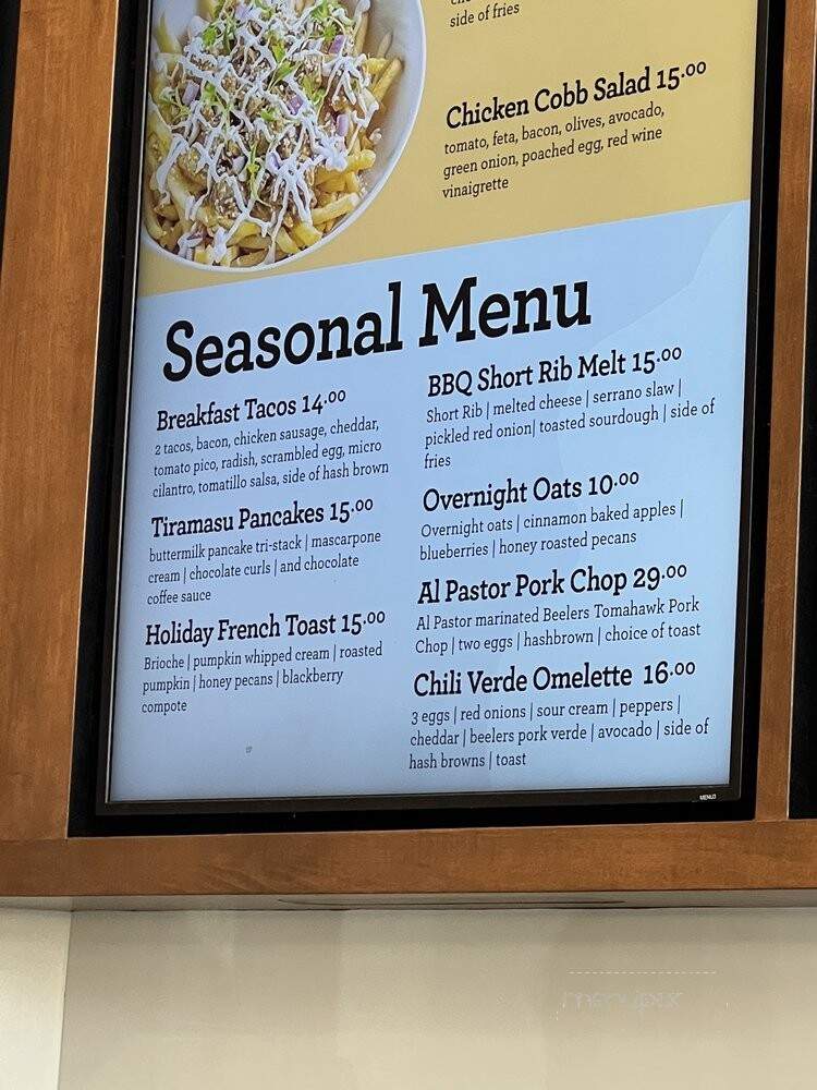Poached Kitchen - Downey, CA menu_pic