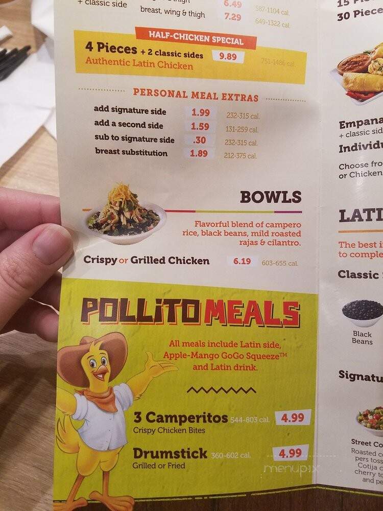 Pollo Campero - Arlington, TX menu_pic