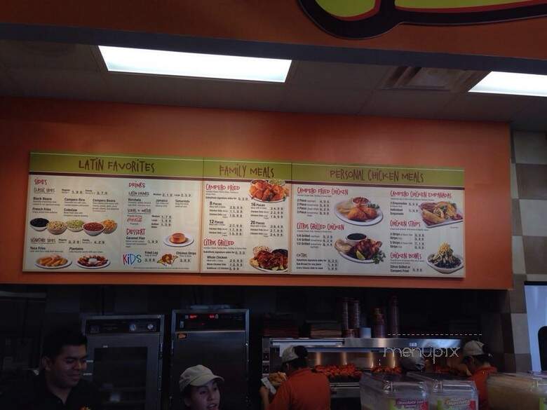 Pollo Campero - Austin, TX menu_pic