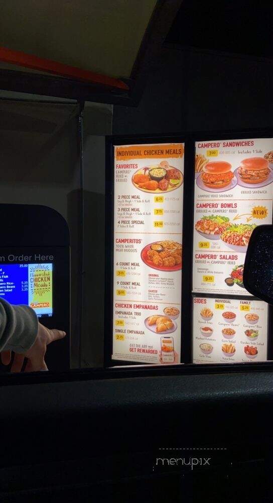 Pollo Campero - Charlotte, NC menu_pic