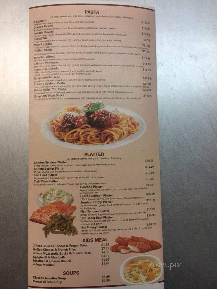Pranzi Pizza - Middle River, MD menu_pic