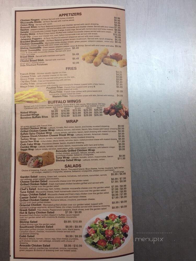Pranzi Pizza - Middle River, MD menu_pic