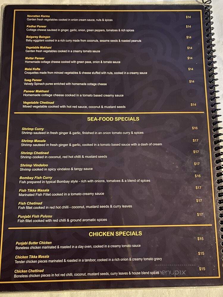 Punjab Indian Cafe - Miami, FL menu_pic