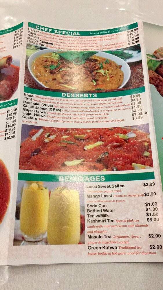 Punjab Kabab &Grill - Salisbury, MD menu_pic