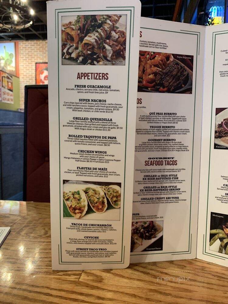 Que Pasa Mexican Cafe - Visalia, CA menu_pic