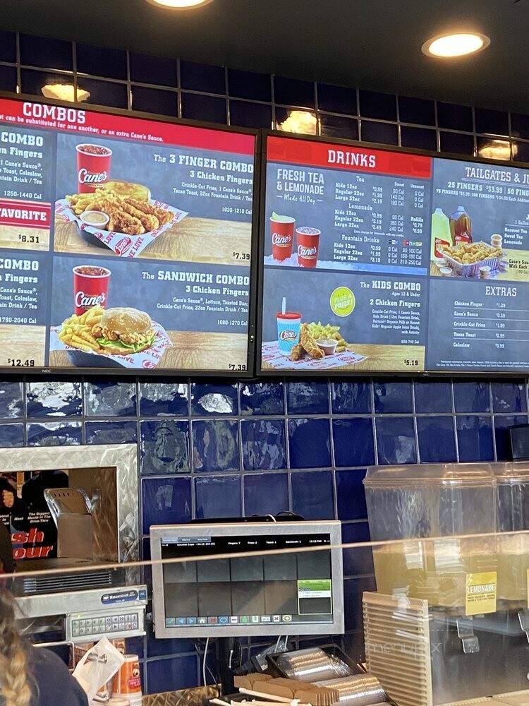 Raising Cane's Chicken Fingers - Reno, NV menu_pic
