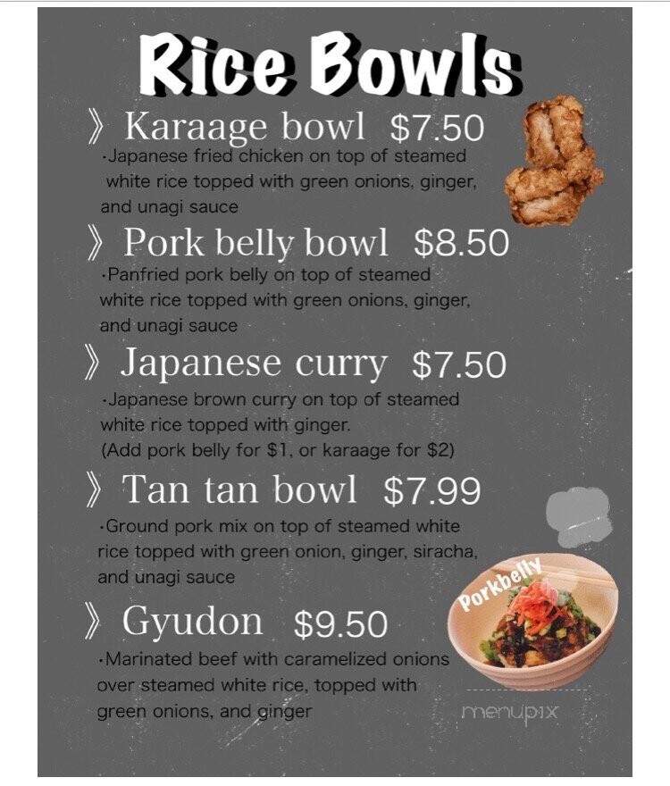 Ramen Sho - Boise, ID menu_pic