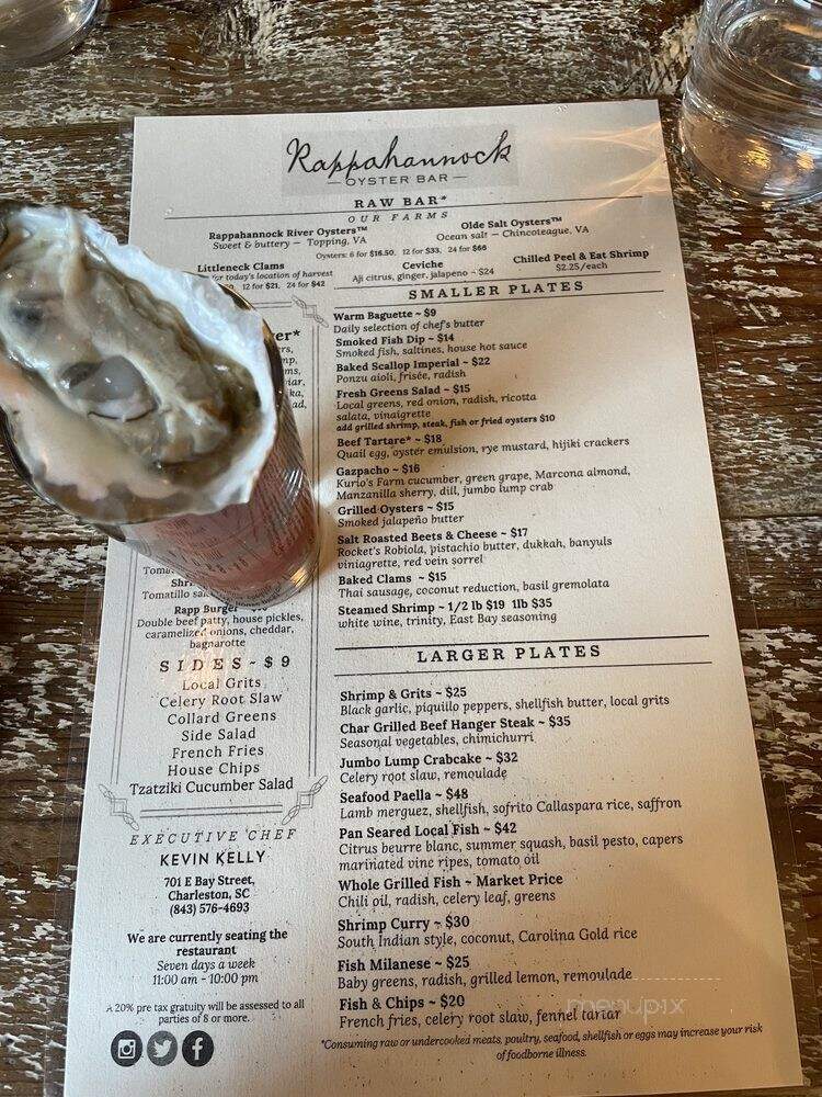 Rappahannock Oyster Bar - Charleston, SC