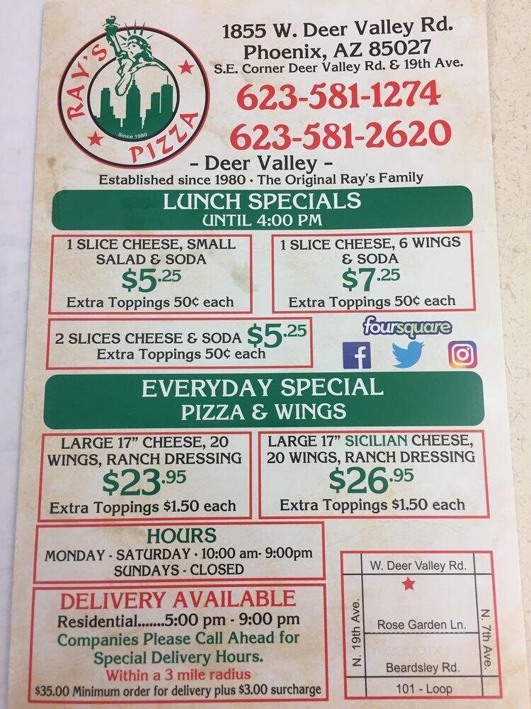 Ray's Pizza - Phoenix, AZ