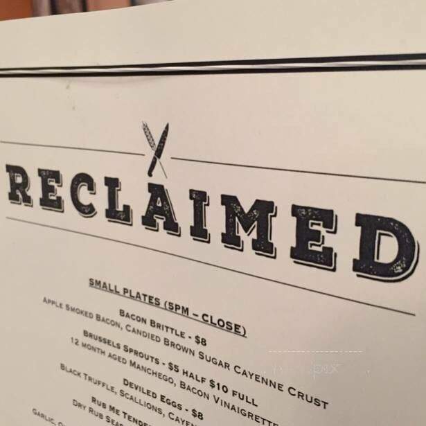 Reclaimed Bar and Restaurant - Chicago, IL