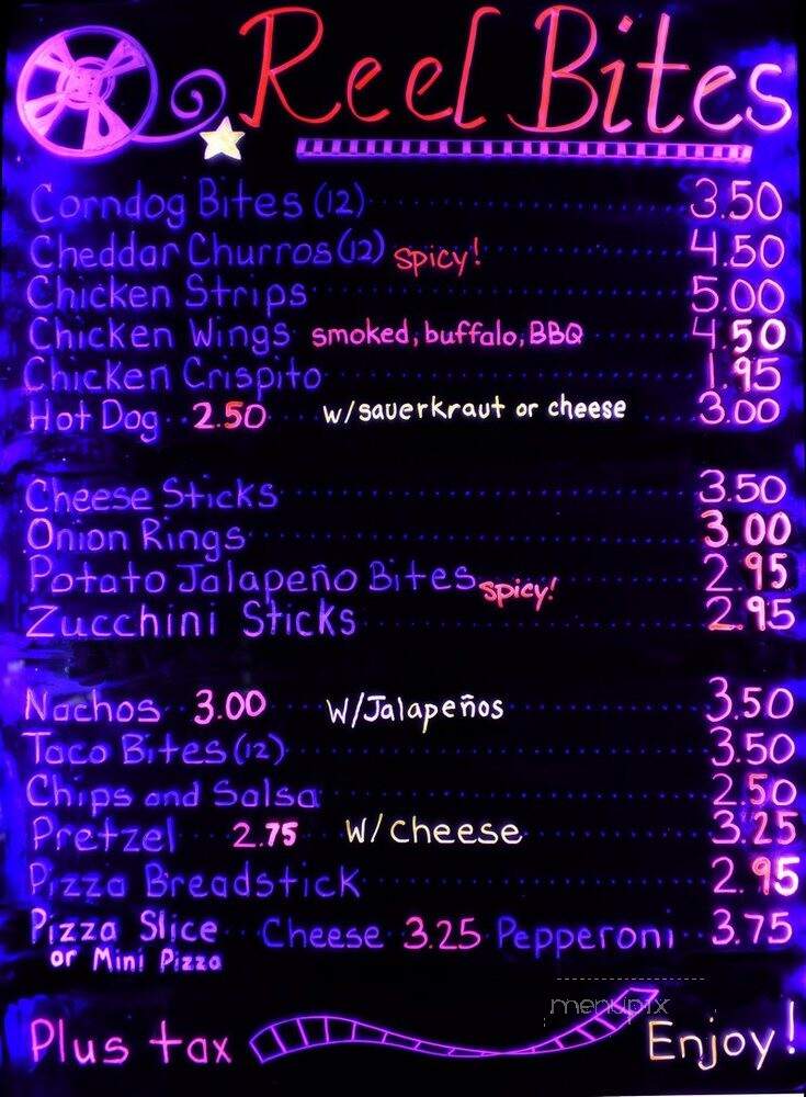 Reel Bites Cafe - Panguitch, UT menu_pic