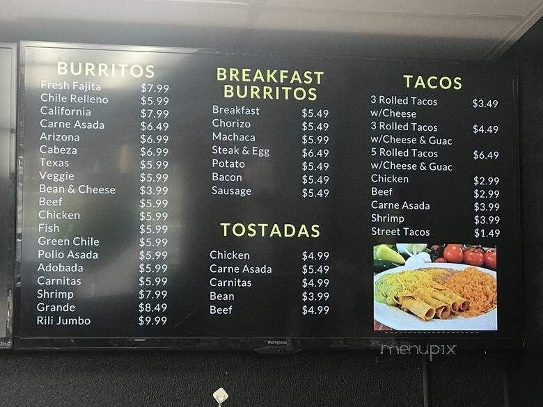 Riliberto's Fresh Mexican Food - Tempe, AZ