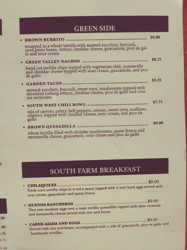 RJM Mexican Grill - Los Angeles, CA menu_pic