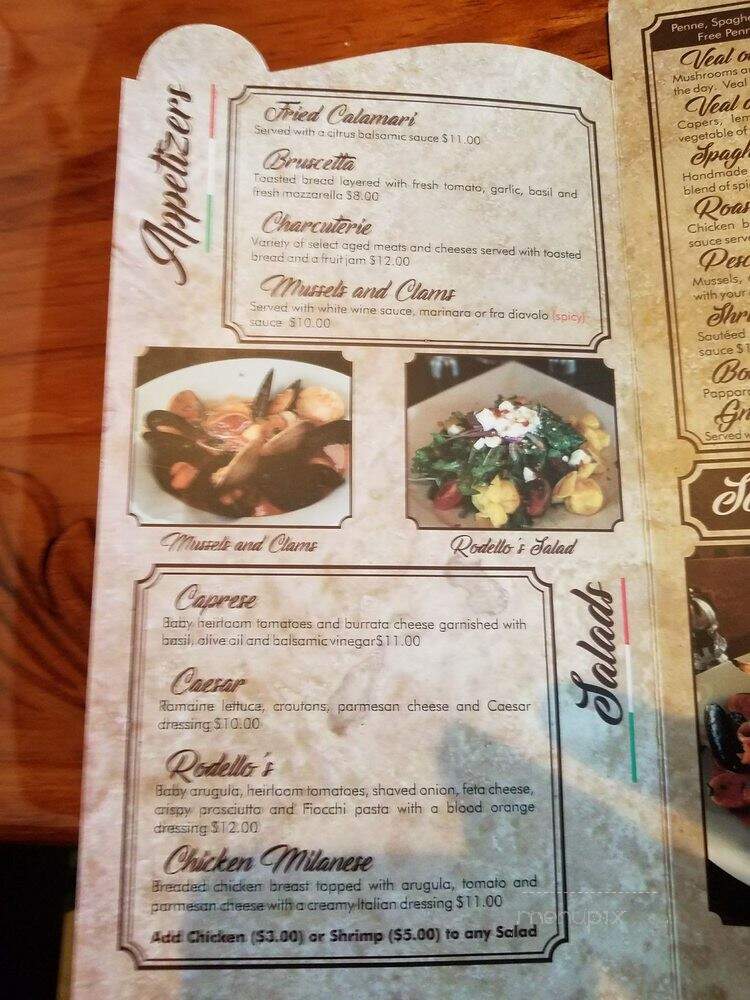 Rodello's Italian Restaurant - Leesburg, FL menu_pic