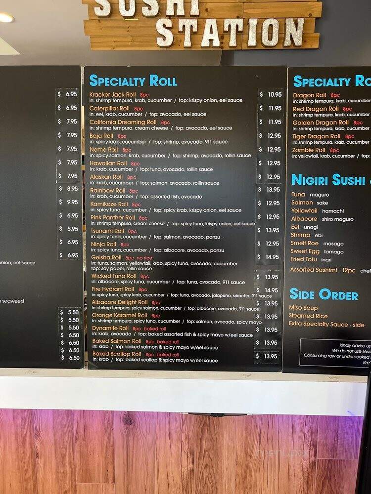 Rollin Sushi Cafe - Anaheim, CA menu_pic