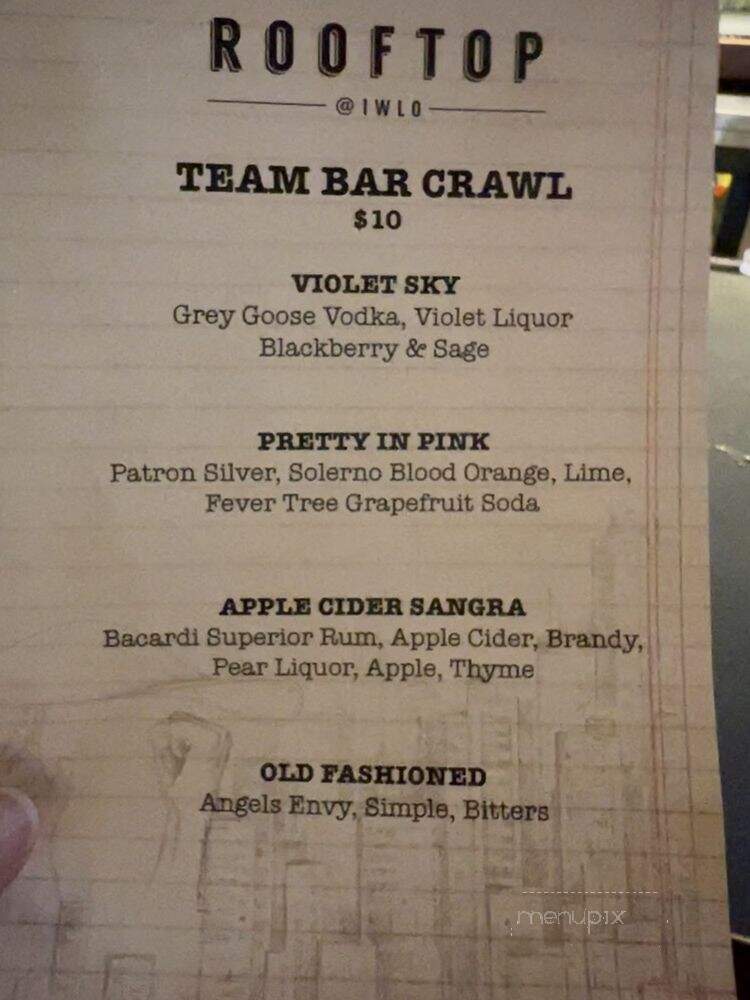 Rooftop - Fort Lauderdale, FL menu_pic