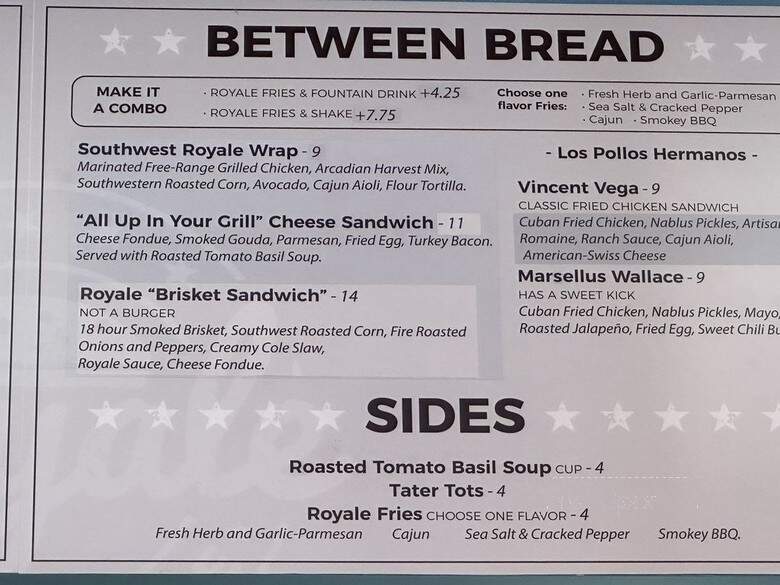 Royale with Cheese - Detroit, MI menu_pic