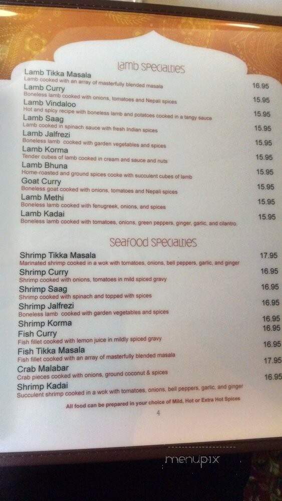 Royal Kitchen - Cockeysville, MD menu_pic