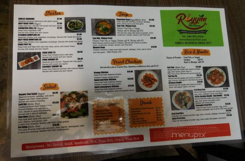 Royyim Thai Cuisine - Mesa, AZ