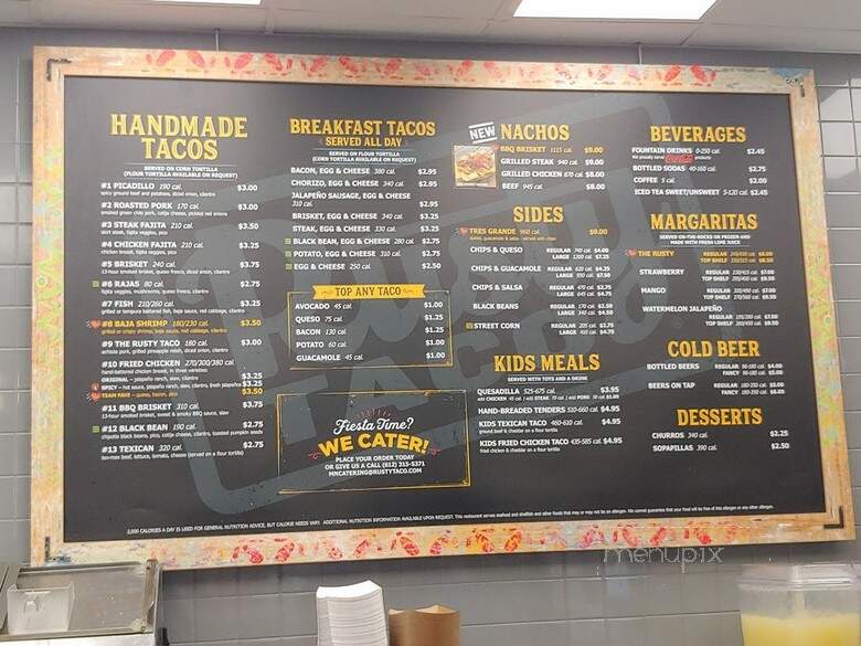 R Taco - Eagan, MN menu_pic