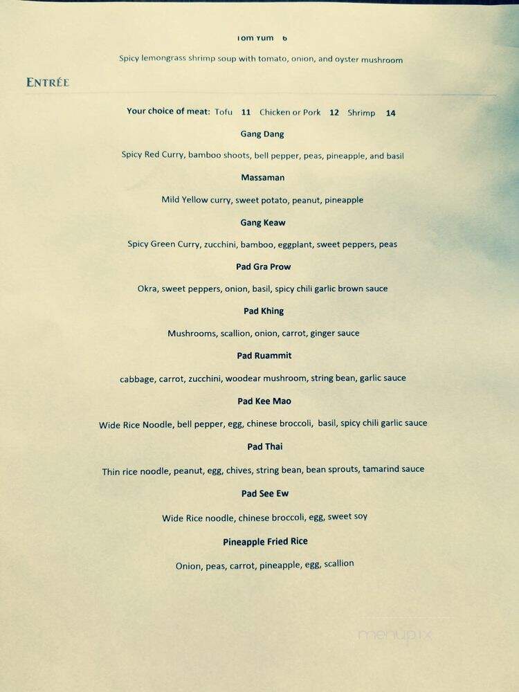Ruammit Thai - Brooklyn, NY menu_pic