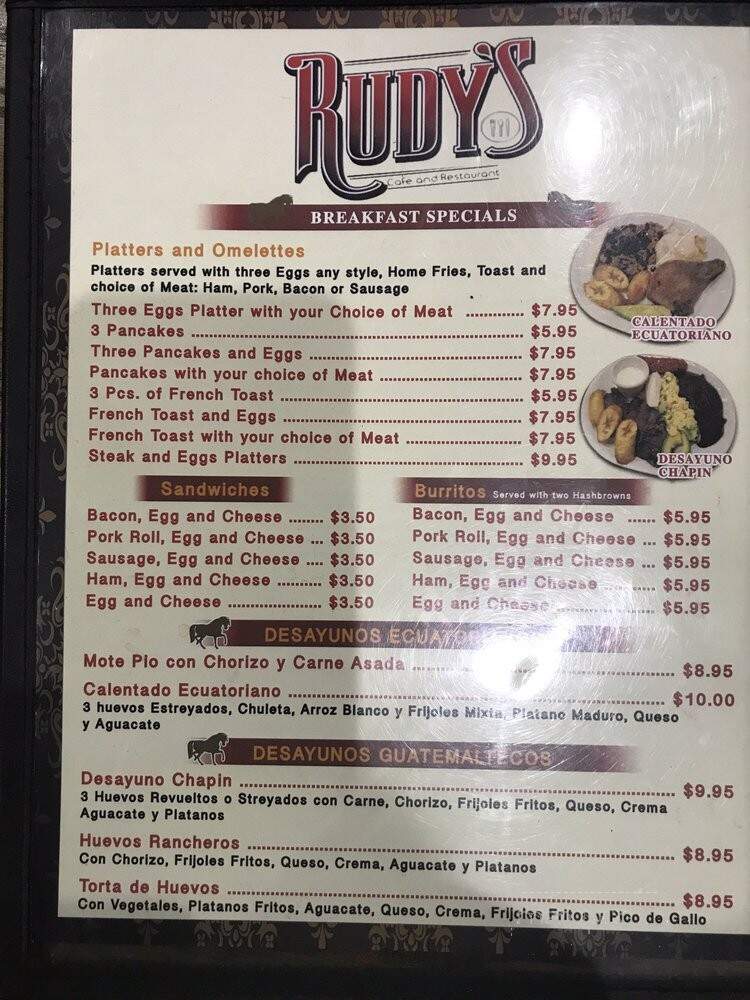 Rudy's Cafe and Restaurant - Manalapan Township, NJ
