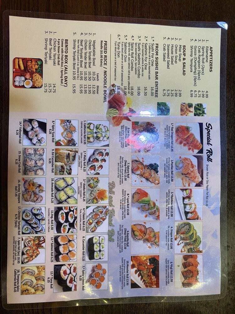 Sakura Sushi & Grill - South Lyon, MI menu_pic