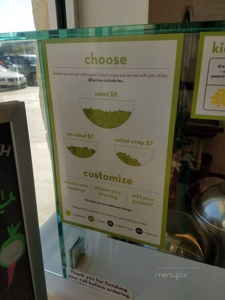 Salata - Pearland, TX menu_pic