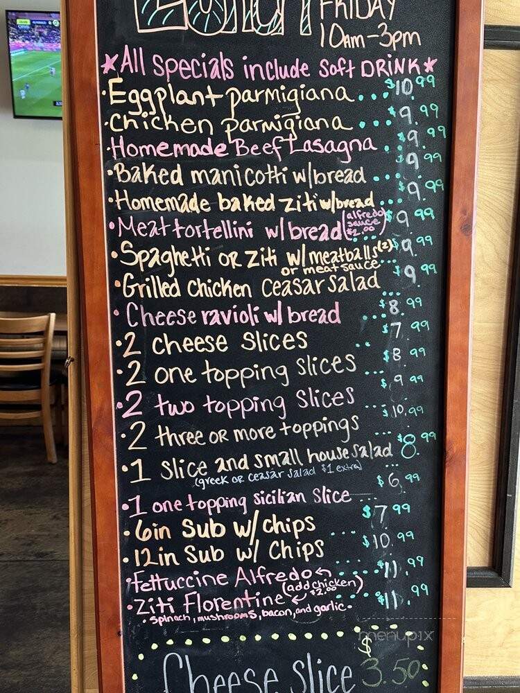 Sal's Family Pizza of Brentwood - Nashville, TN menu_pic