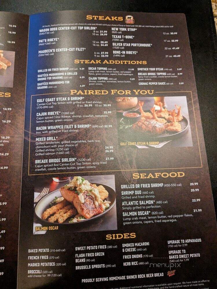 Saltgrass Steak House - San Antonio, TX menu_pic