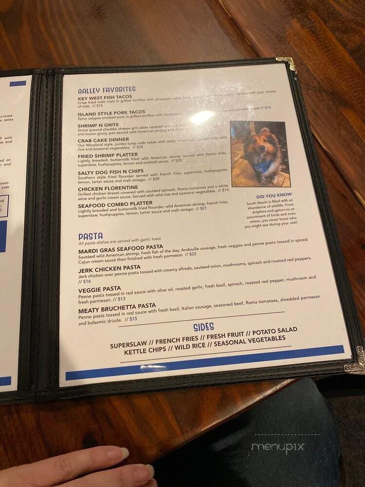 Salty Dog Bluffton - Bluffton, SC menu_pic