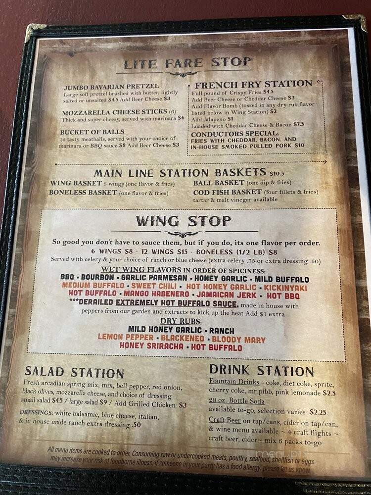 Saluda Whistle Stop Pizza & Wings - Saluda, NC menu_pic