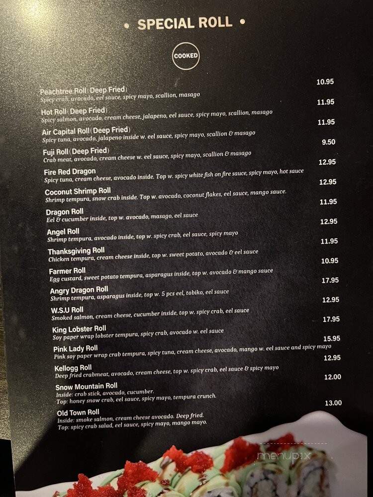 Sapporo Japanese Sushi Restaurant - Wichita, KS menu_pic
